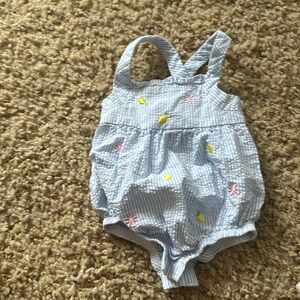 3M starting out BLUE AND WHITE BUBBLE SITH FLOWERS AND LEMONS. VGUC